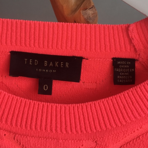 Ted Baker Day-Glo Moto Stretch Sweater - NWOT - Picture 3 of 5